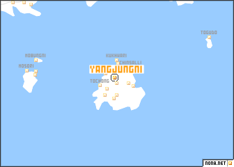 map of Yangjung-ni