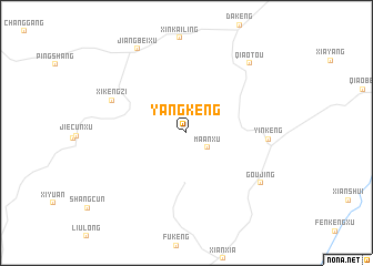 map of Yangkeng