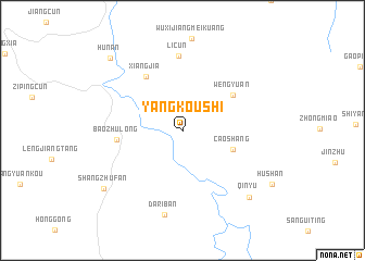 map of Yangkoushi