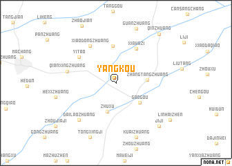 map of Yangkou