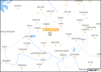 map of Yangkun