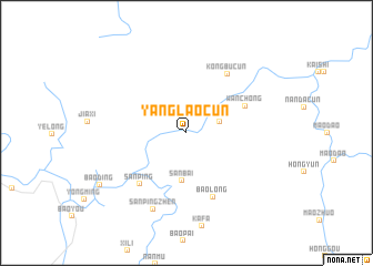 map of Yanglaocun