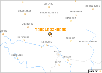 map of Yanglaozhuang