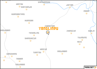 map of Yanglinpu