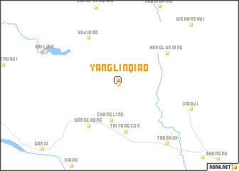 map of Yanglinqiao