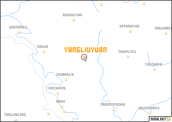 map of Yangliuyuan