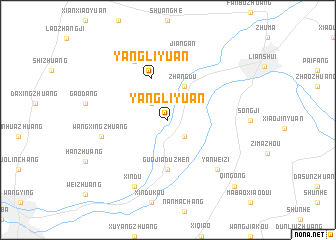 map of Yangliyuan