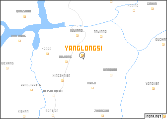 map of Yanglongsi