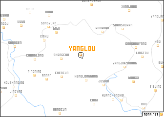 map of Yanglou