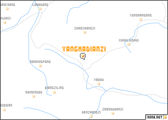 map of Yangmadianzi