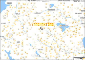 map of Yangmak-tong