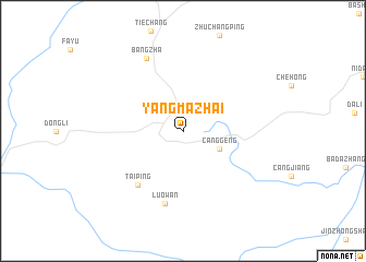 map of Yangmazhai