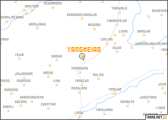 map of Yangmei\