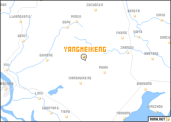 map of Yangmeikeng