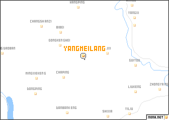 map of Yangmeilang