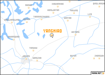 map of Yangmiao