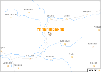 map of Yangmingshao
