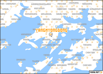 map of Yangmyŏng-dong