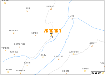 map of Yangnan