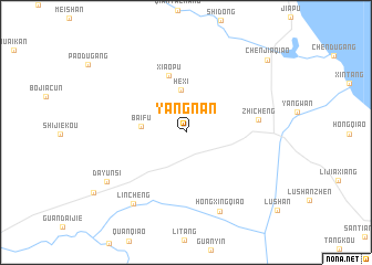 map of Yangnan