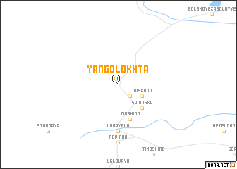 map of Yangolokhta