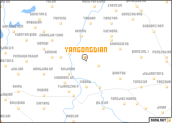 map of Yangongdian