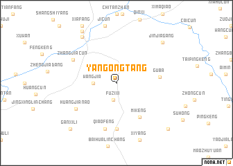 map of Yangongtang