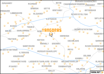 map of Yangoras