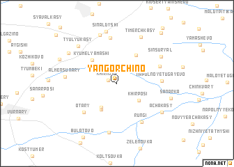 map of Yangorchino