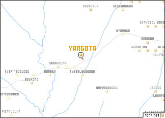 map of Yangota