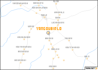 map of Yangou Birlo