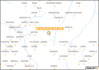 map of Yangouké Saka