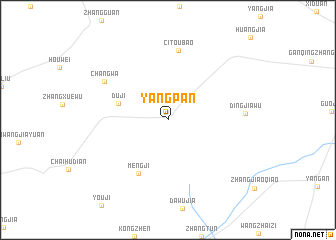 map of Yangpan