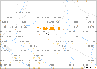 map of Yang Pudoko