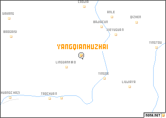 map of Yangqianhuzhai