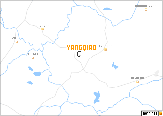 map of Yangqiao