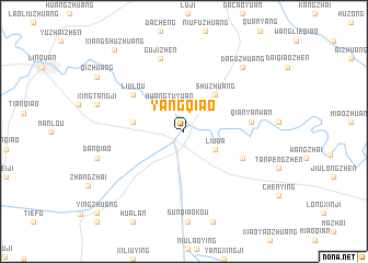 map of Yangqiao