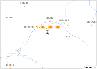 map of Yangquanhui