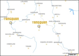 map of Yangquan