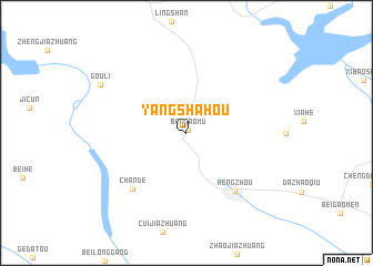 map of Yangshahou