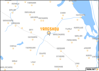 map of Yangshou
