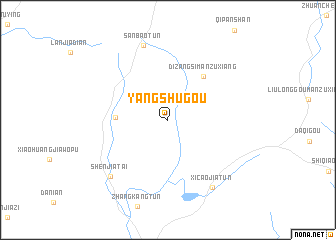 map of Yangshugou