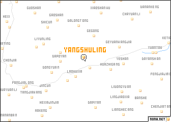 map of Yangshuling