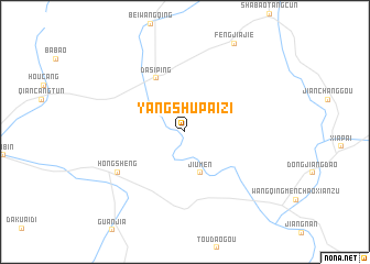 map of Yangshupaizi