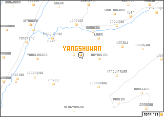 map of Yangshuwan