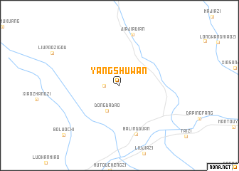 map of Yangshuwan