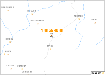 map of Yangshuwa