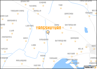 map of Yangshuyuan