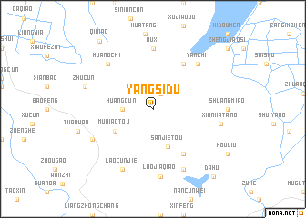 map of Yangsidu