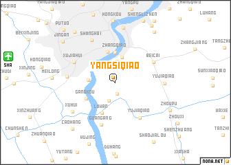 map of Yangsiqiao